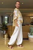 Sa Caleta Anemone Bubble Blouse Yellows /8 =